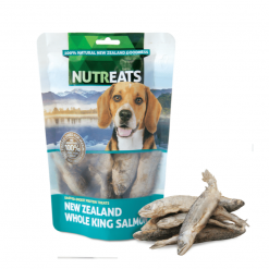 Nutreats Whole King Salmon ขนมสุนัข Freeze Dried ปลาแซลมอนทั้งตัว -50g