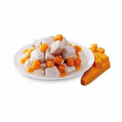 Felina Canino อาหารสุนัข CHICK & CHEESE FOR DOG สูตรเนื้อไก่และชีส-85g (3กระป๋อง)