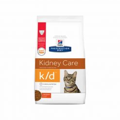 Hill’s Prescription Diet อาหารเเมว สูตร  k/d Feline with Chicken ประกอบการรักษาโรคไต ชนิดแห้ง