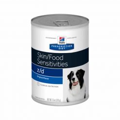 Hill’s Prescription Diet อาหารสุนัข สูตร Skin/Food Sensitivities z/d Canine อาหารชนิดเปียกสำหรับสุนัข ประกอบการรักษาโรคผิวแพ้ง่าย/แพ้อาหาร – 13 oz.