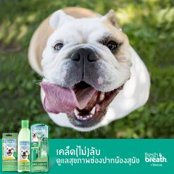 Tropiclean Fresh Breath Oral Care Water Additive ผลิตภัณฑ์ผสมน้ำลดกลิ่นปาก สุนัขและแมว 473ml