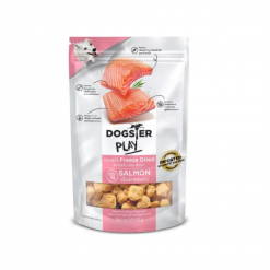 Dogster Play ขนมสุนัข Freeze Dried เนื้อปลาแซลมอน-40g.