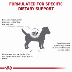 Royal Canin อาหารสุนัข สูตร Skin Care Small Dog สำหรับสุนัขพันธุ์เล็กบำรุงผิวหนังแพ้ง่าย