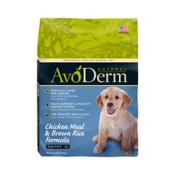 AvoDerm Puppy สูตรไก่และข้าว สำหรับสุนัขทุกสายพันธุ์ตั้งแต่หย่านม