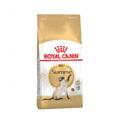 Royal Canin อาหารแมวแบบเม็ด สูตร Adult Siamese สำหรับแมวโตพันธุ์วิเชียรมาศอายุ 1  ปีขึ้นไป-2kg