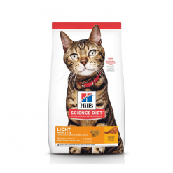 Hill’s Science Diet อาหารแมวแบบเม็ด สูตร Feline Adult Light สำหรับแมวโต ควบคุมน้ำหนัก