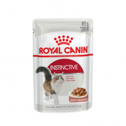 Royal Canin อาหารแมวเปียกชนิดซอง สูตร Instinctive Gravy สำหรับแมวโตกินยาก อายุ 1 ปีขึ้นไป-85g